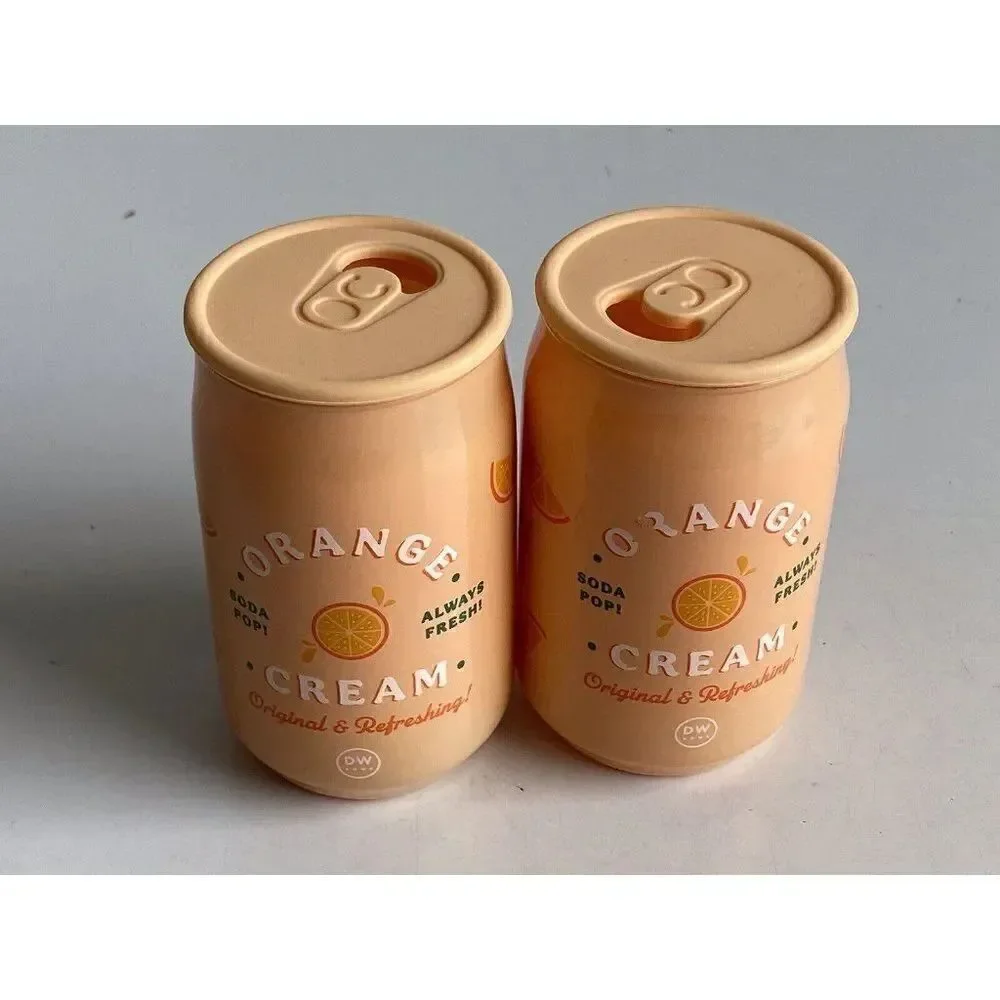 Set of 2 DW Home Orange Cream Cola Soda Pop Candle 6.2oz Single Wick Scented NEW